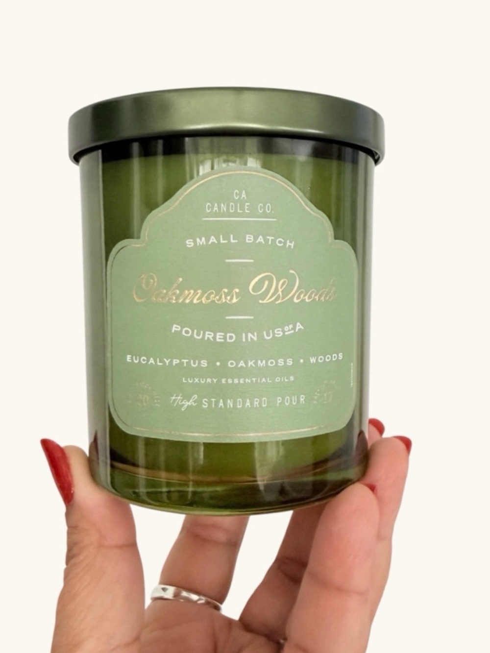 Leoben Company Oakmoss Woods Scented Candle - Green